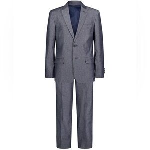 Nautica Big Boys Iridescent Twill Suit, 2 Piece Set Size 10